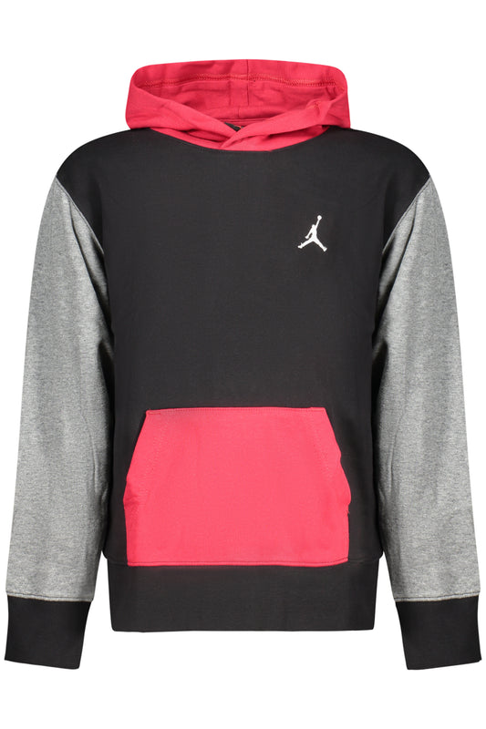 JORDAN KIDS' BLACK ZIP-UP SWEATSHIRT