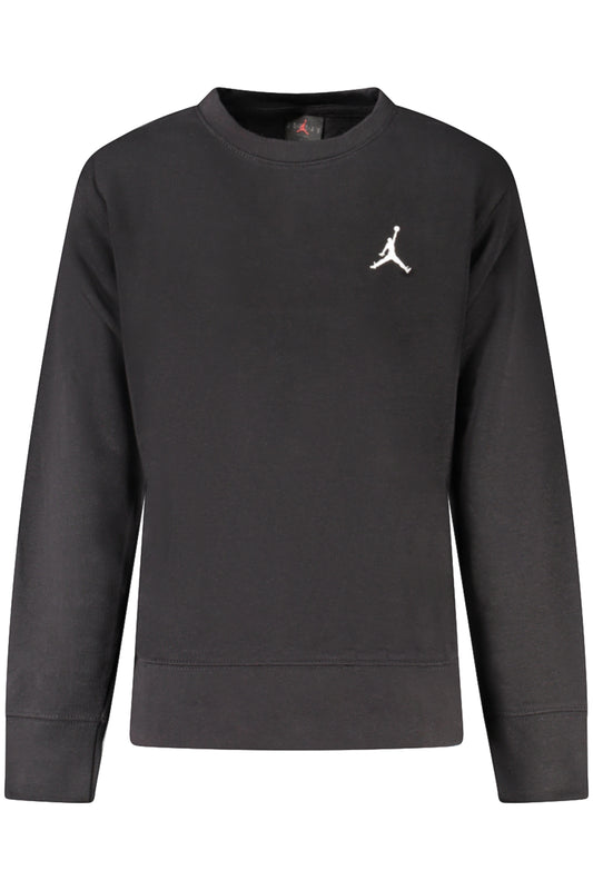 JORDAN KIDS' BLACK ZIP-UP SWEATSHIRT
