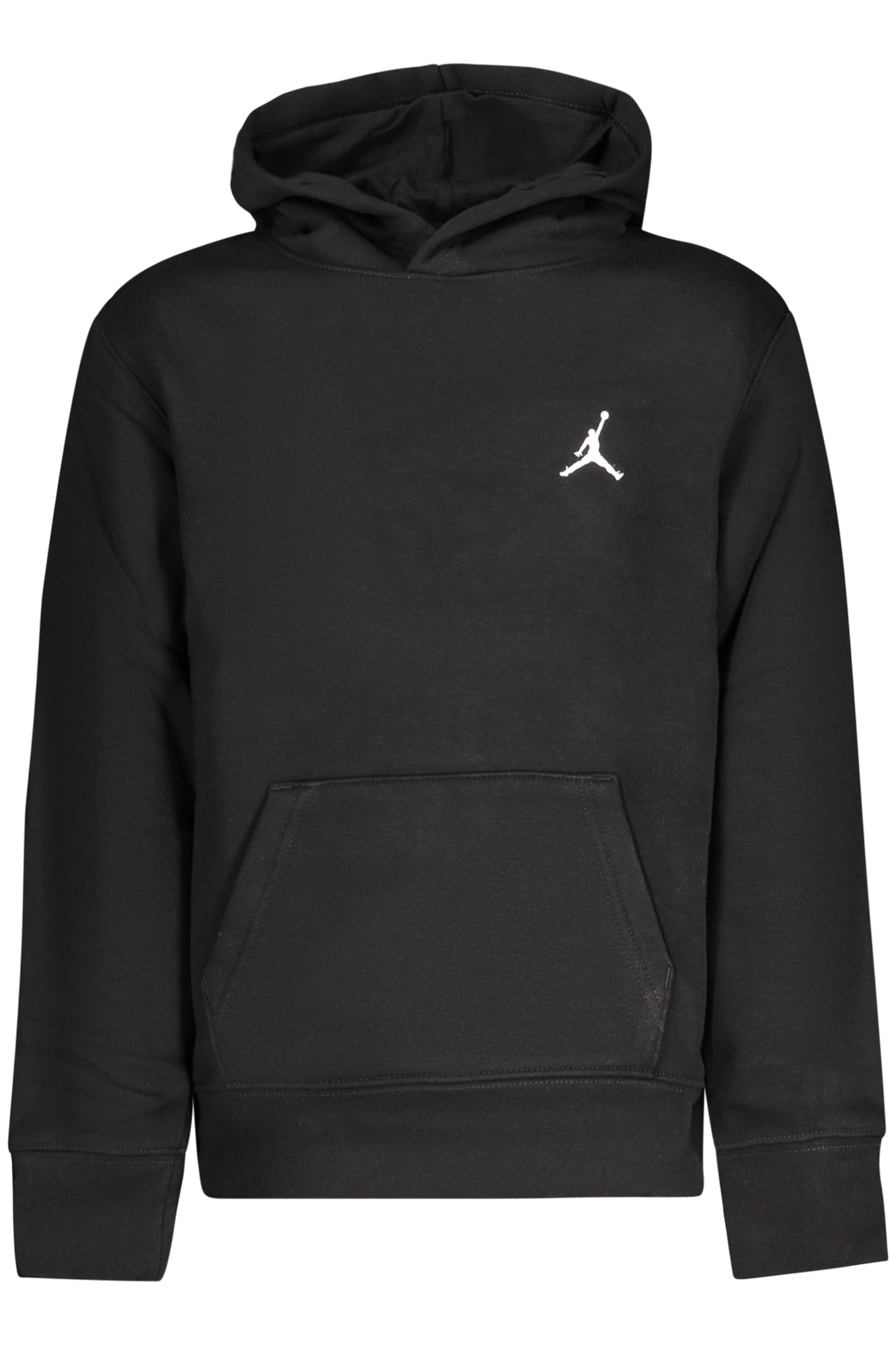JORDAN KIDS' BLACK ZIP-UP SWEATSHIRT