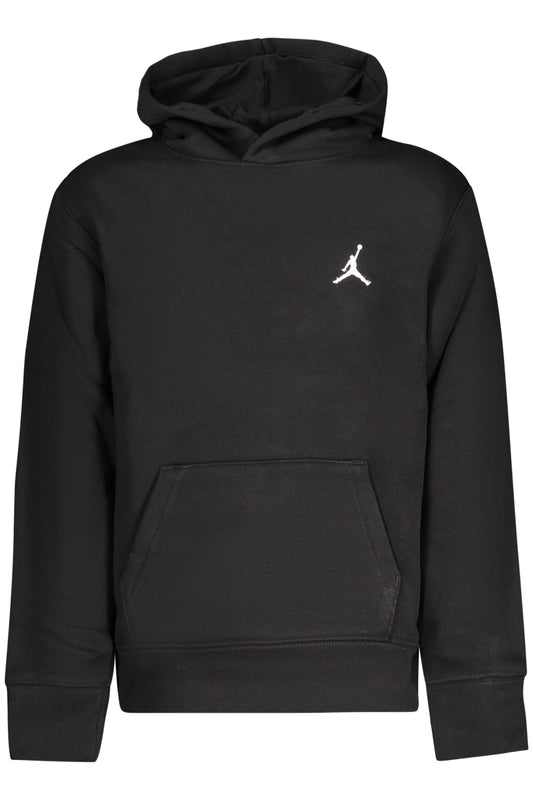 JORDAN KIDS' BLACK ZIP-UP SWEATSHIRT