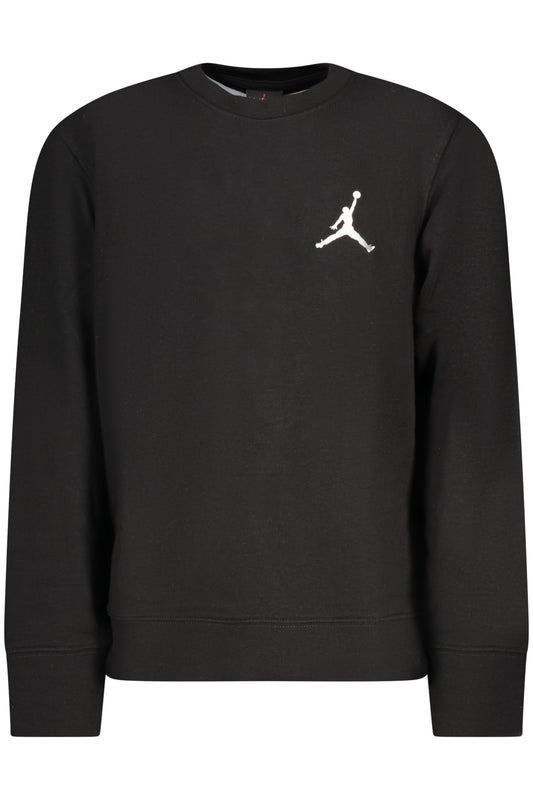 JORDAN KIDS' BLACK ZIP-UP SWEATSHIRT