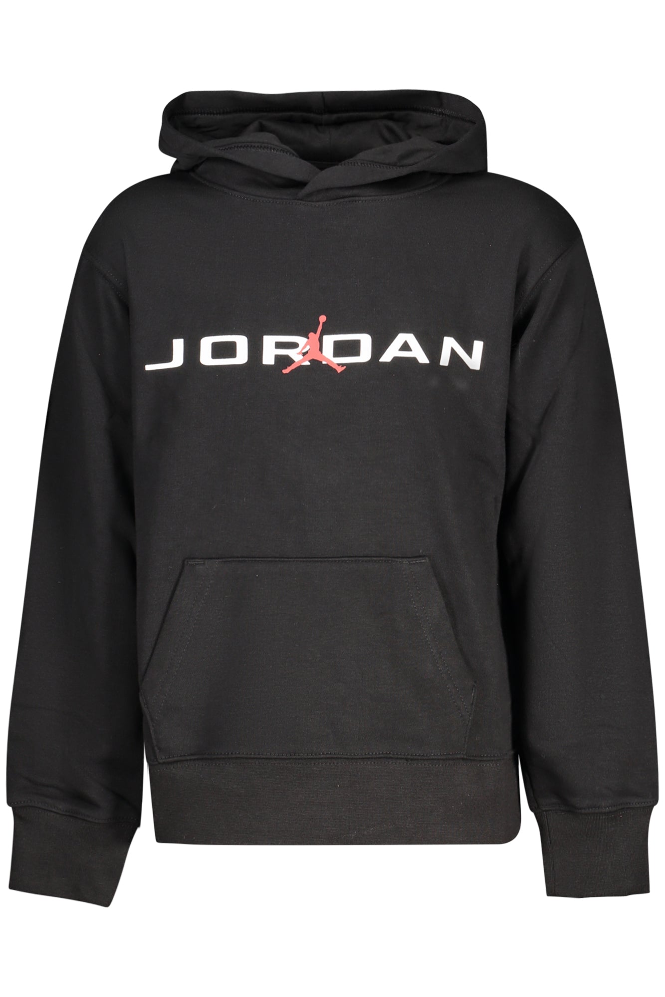 JORDAN KIDS' BLACK ZIP-UP SWEATSHIRT