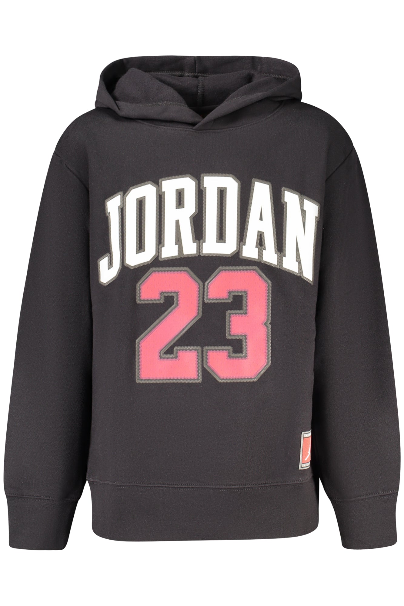 JORDAN KIDS' BLACK ZIP-UP SWEATSHIRT