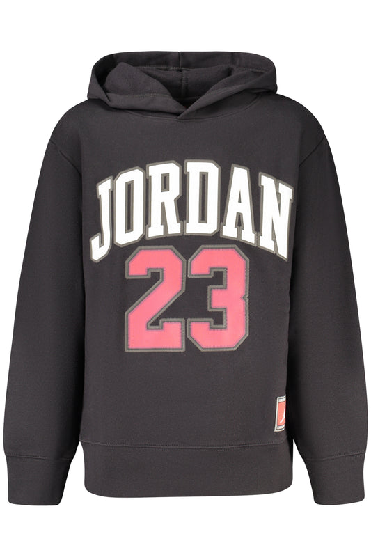 JORDAN KIDS' BLACK ZIP-UP SWEATSHIRT