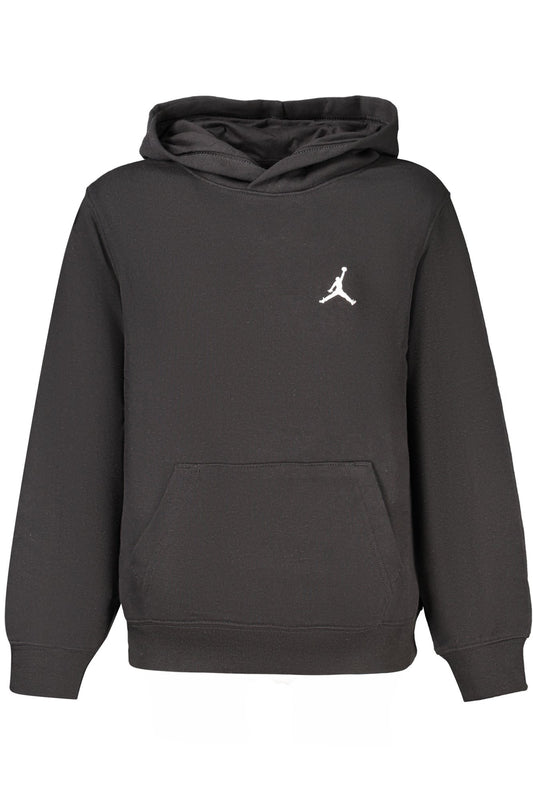 JORDAN KIDS' BLACK ZIP-UP SWEATSHIRT
