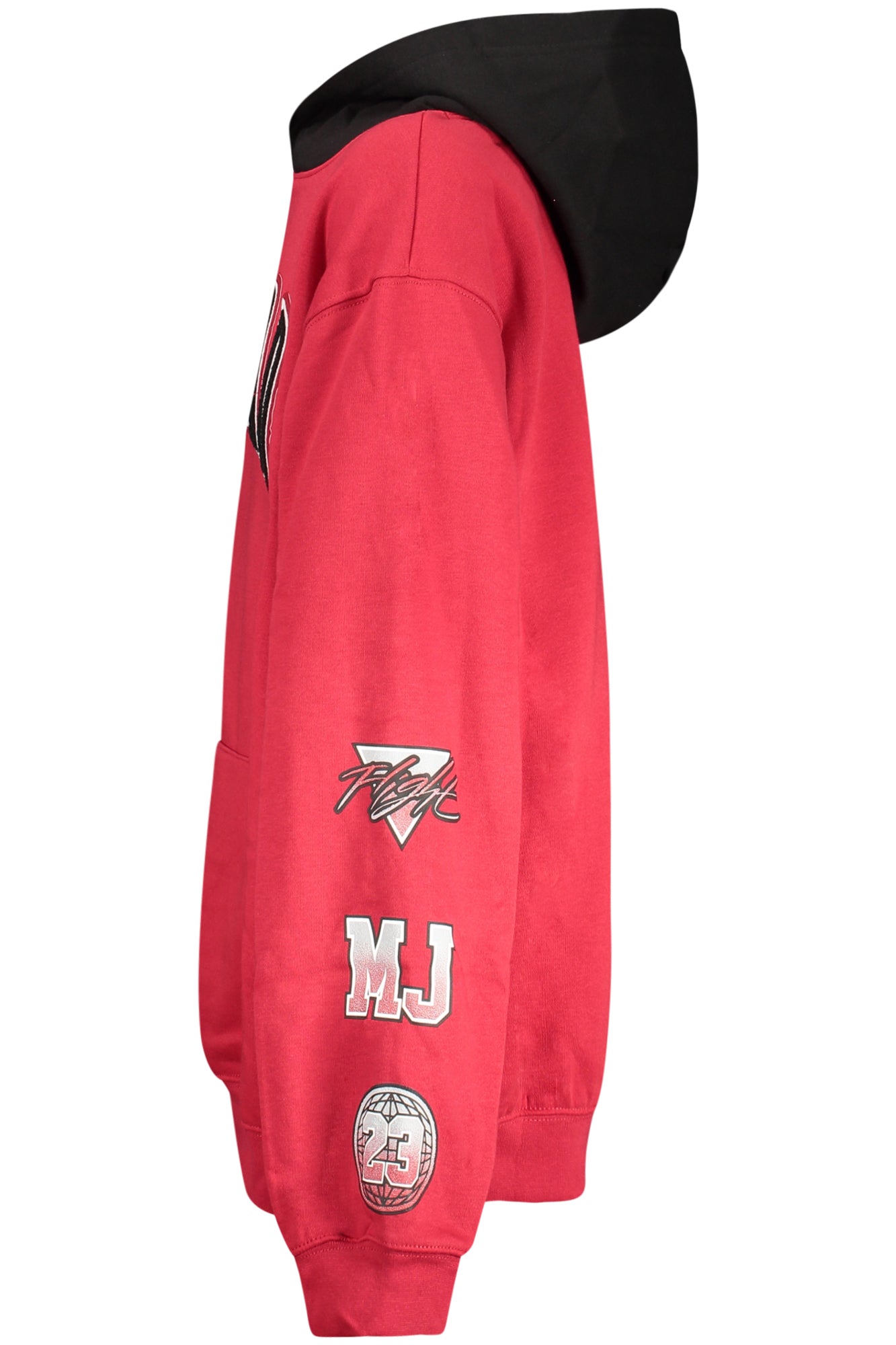 JORDAN RED ZIP-UP SWEATSHIRT FOR KIDS