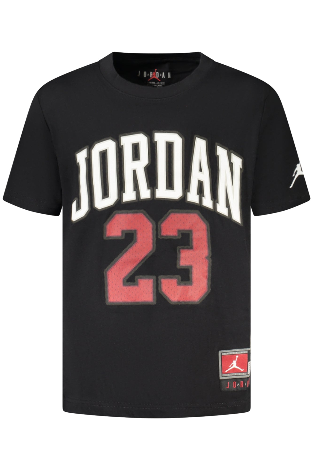 JORDAN SHORT-SLEEVED T-SHIRT FOR KIDS, BLACK