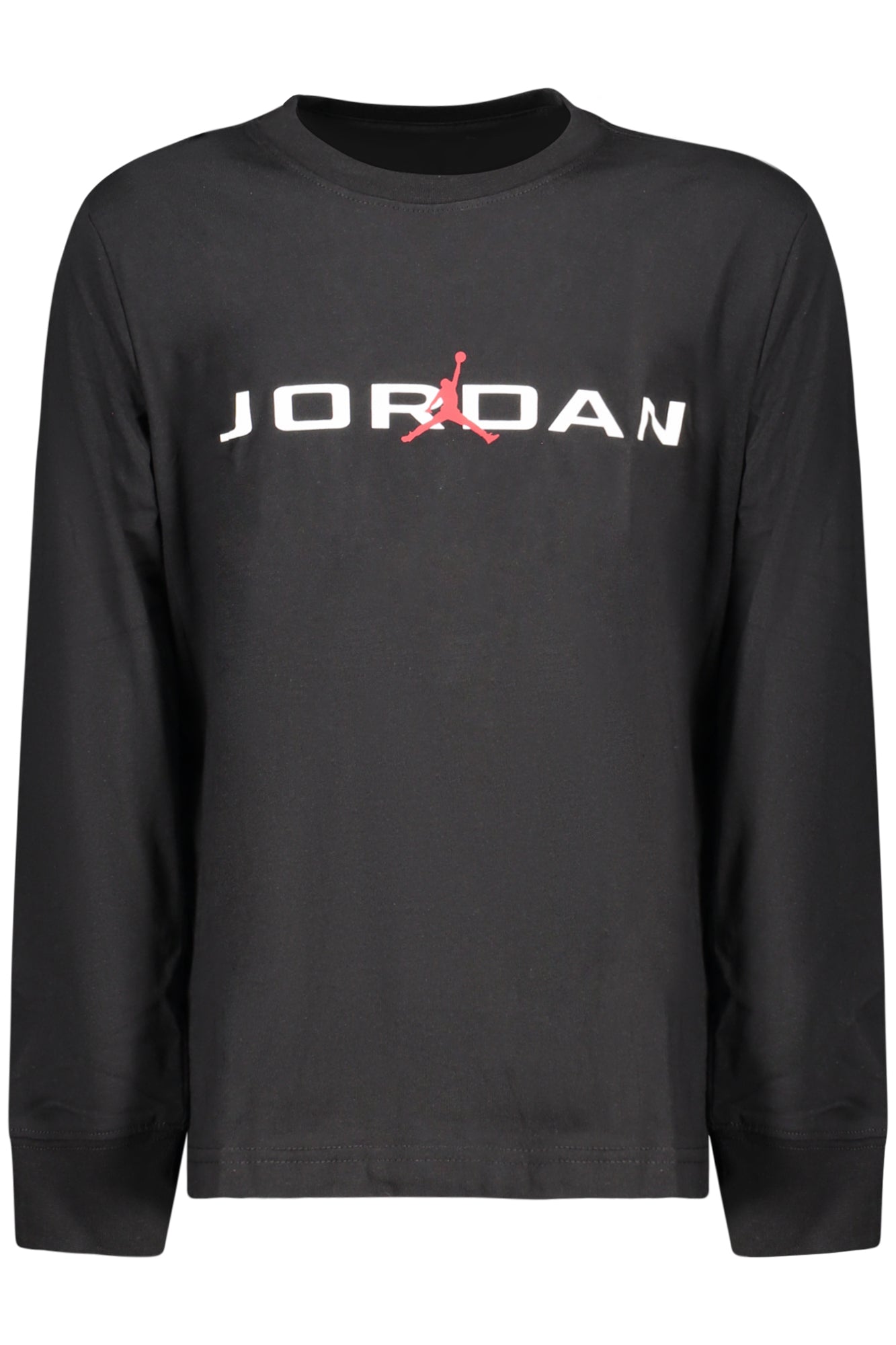 JORDAN LONG-SLEEVED T-SHIRT FOR KIDS, BLACK