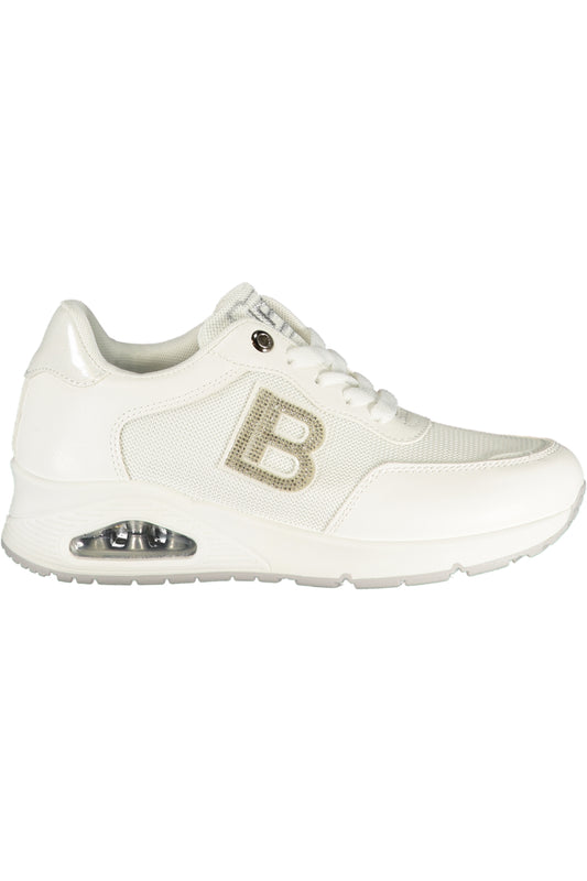 LAURA BIAGIOTTI WOMEN'S WHITE SPORTS SHOES