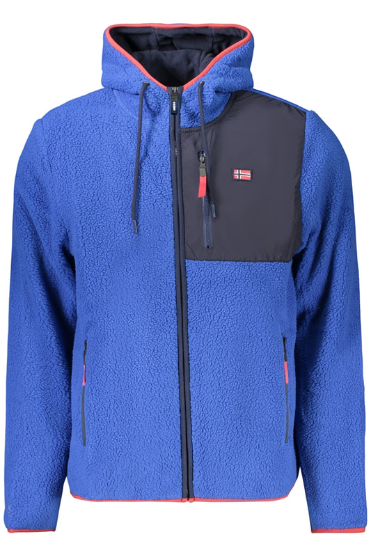 NORWAY 1963 MEN'S BLUE ZIP-UP SWEATSHIRT