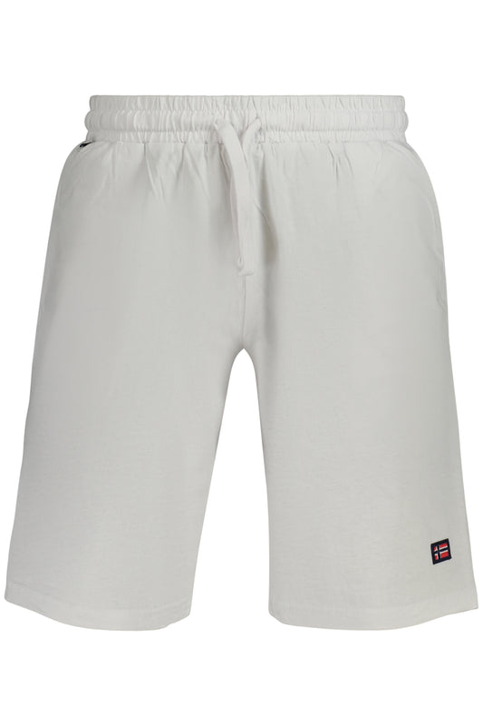 NORWAY 1963 MEN'S WHITE BERMUDA SHORTS