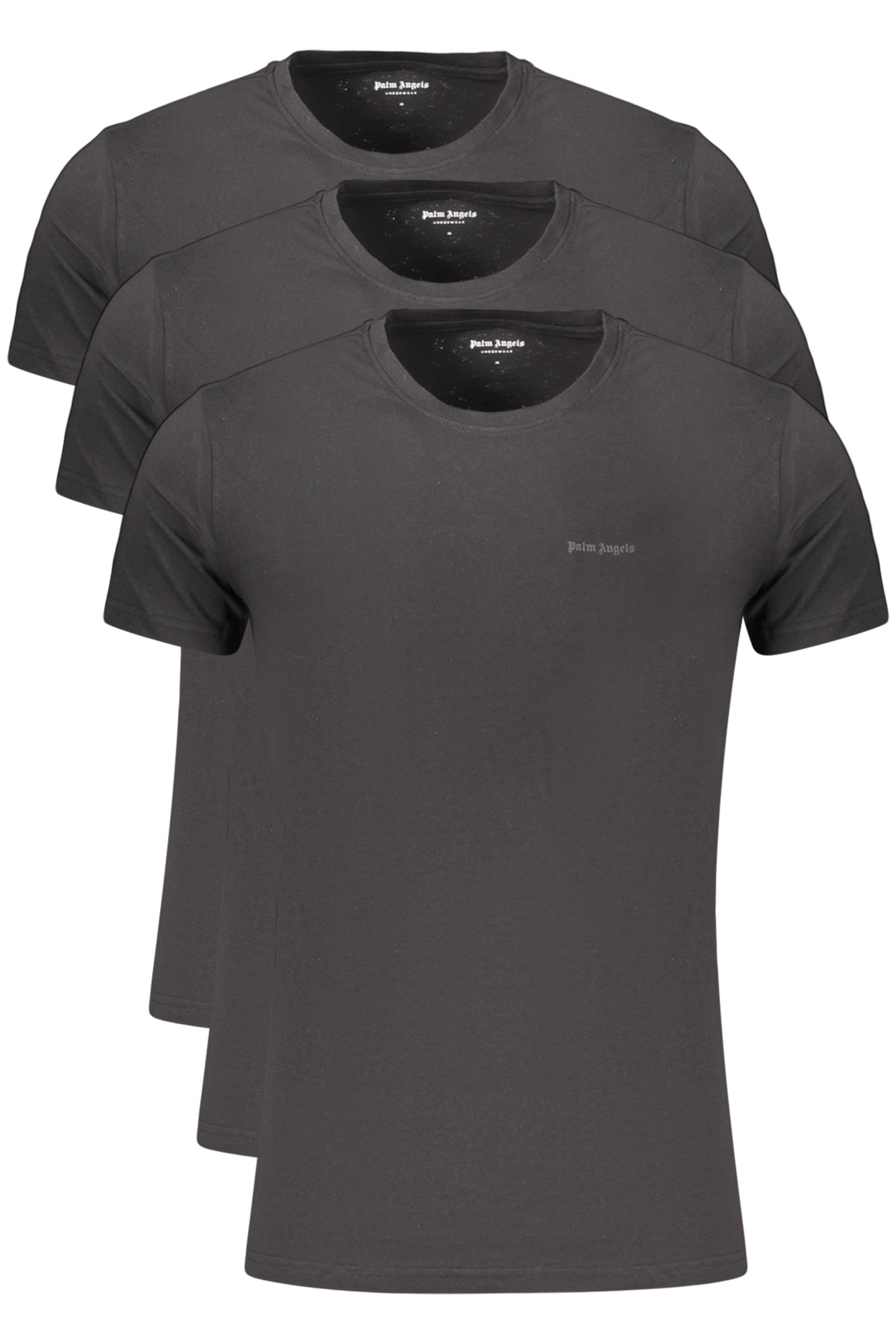 PALM ANGELS MEN'S BLACK OUTFIT T-SHIRT