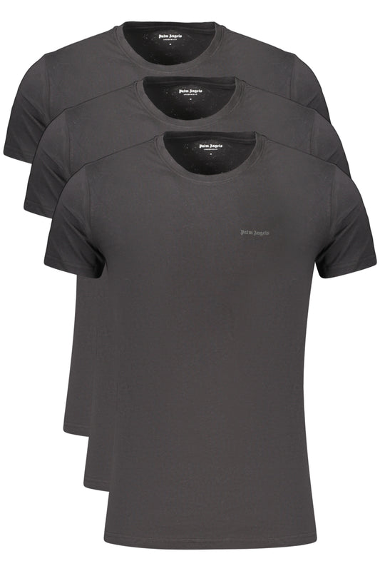 PALM ANGELS MEN'S BLACK OUTFIT T-SHIRT