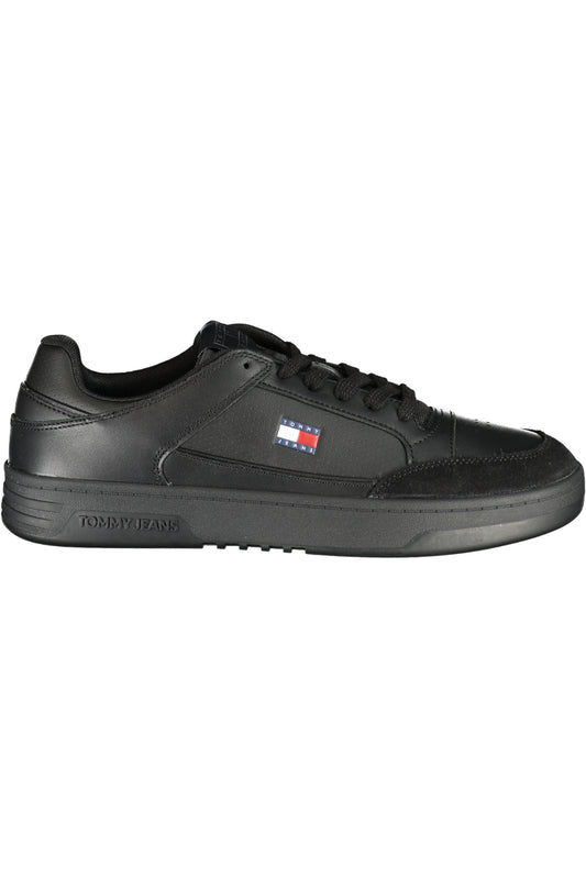 TOMMY HILFIGER MEN'S BLACK SPORTS SHOES
