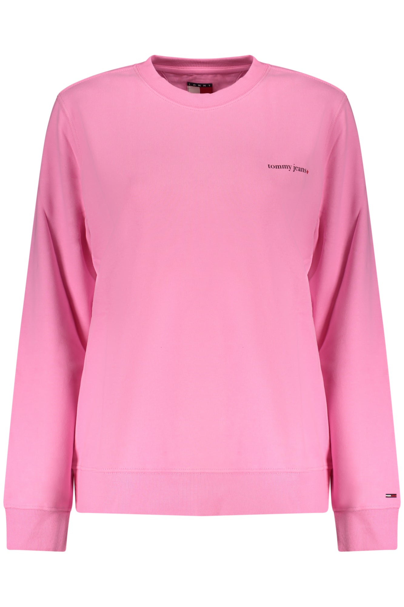 TOMMY HILFIGER WOMEN'S PINK ZIP-UP SWEATSHIRT