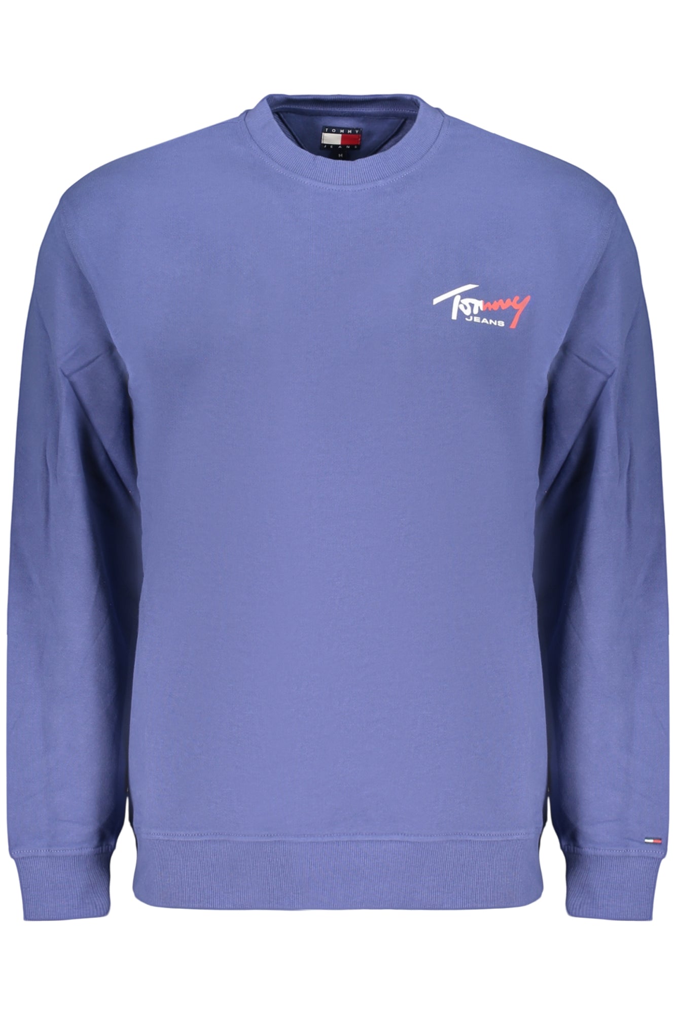 TOMMY HILFIGER MEN'S BLUE ZIP-UP SWEATSHIRT