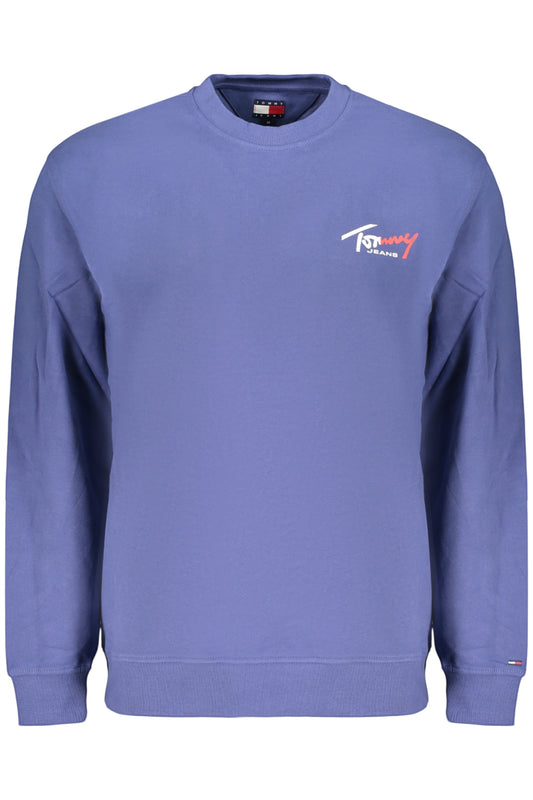TOMMY HILFIGER MEN'S BLUE ZIP-UP SWEATSHIRT