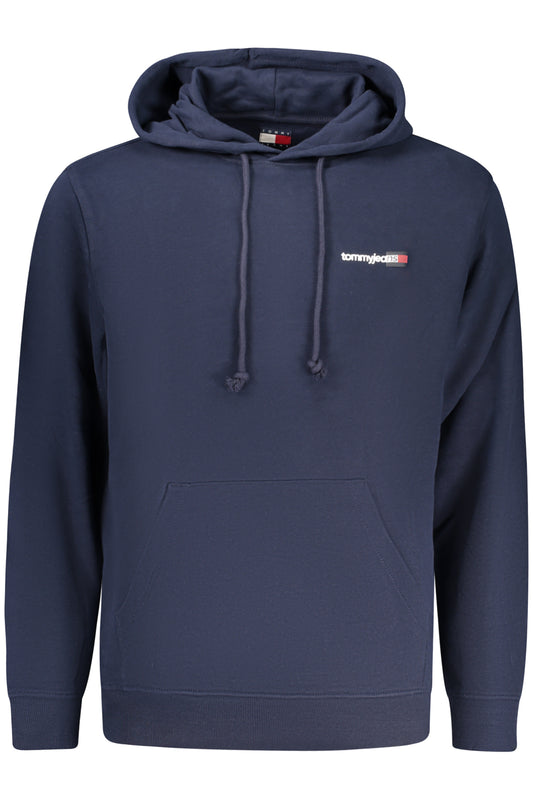 TOMMY HILFIGER MEN'S BLUE ZIP-UP SWEATSHIRT