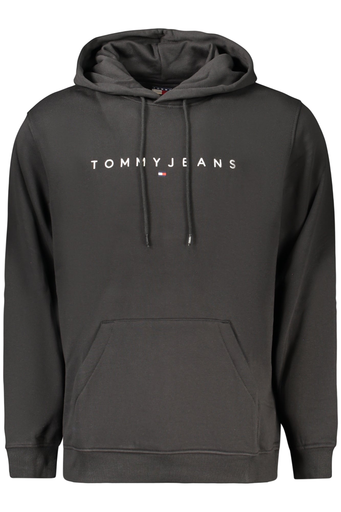 TOMMY HILFIGER MEN'S BLACK ZIP-UP SWEATSHIRT