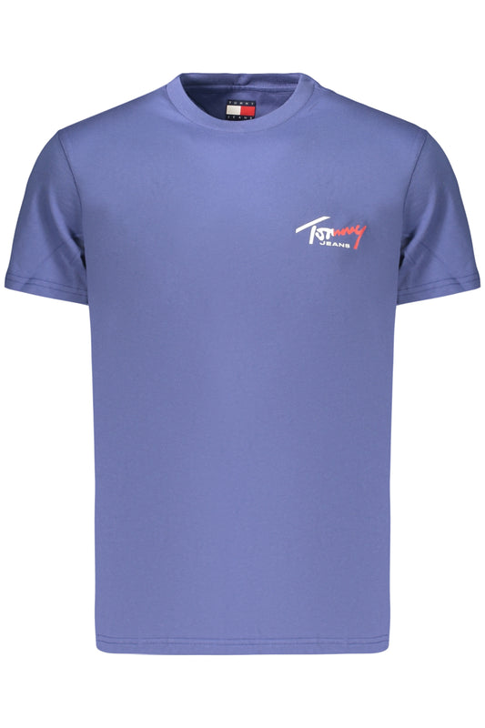 TOMMY HILFIGER MEN'S SHORT-SLEEVE T-SHIRT BLUE